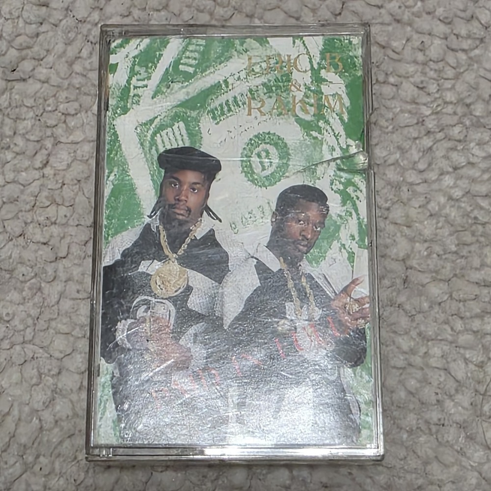 Eric B & Rakim Paid in Full 80's Rap Cassette Tape 1987